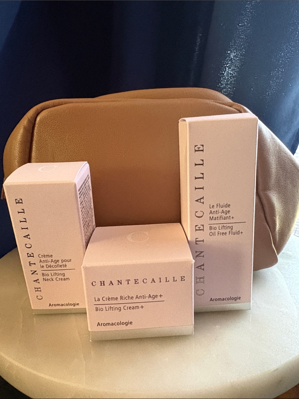 Chantecaille Essentials Travel Set ✨BNIB✨ 3 skincare items & cute logo bag!